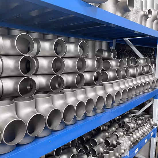 ASTM B363 Gr. 7 Grade 7 Alloyed Titanium Tee for Industrial Use